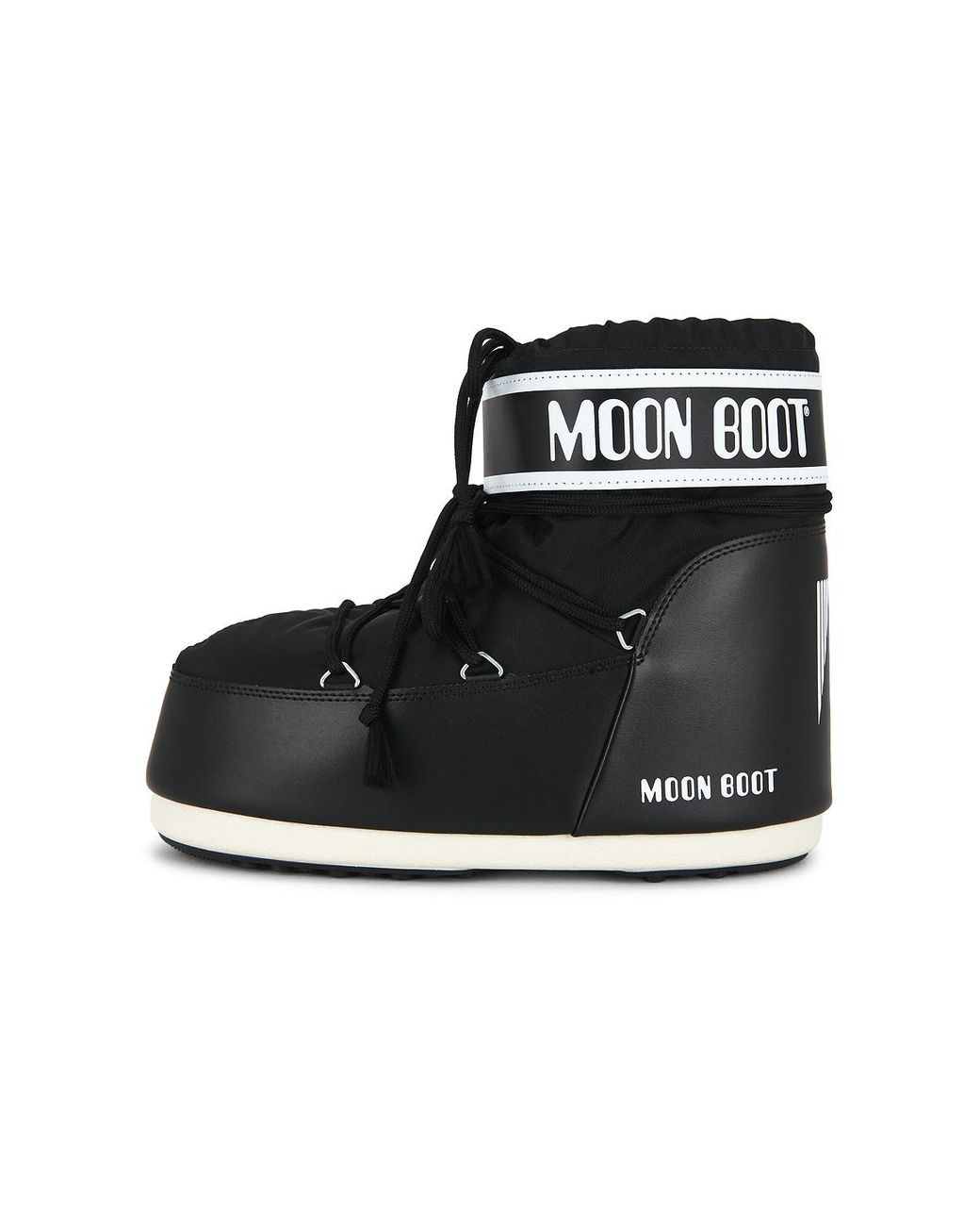 Moon Boot Black Icon Low Nylon Boot for men