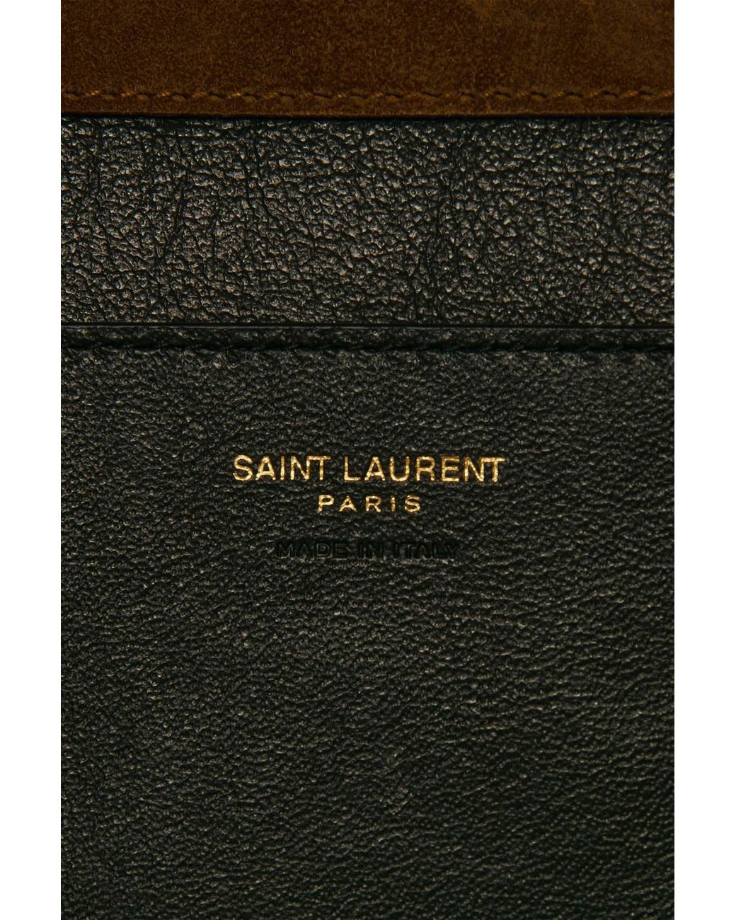 Saint Laurent Brown Large Envelope Pouch