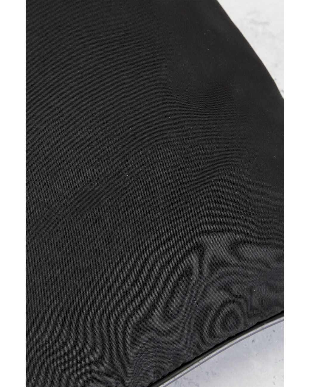 Prada Black Tessuto Flat Messenger Bag