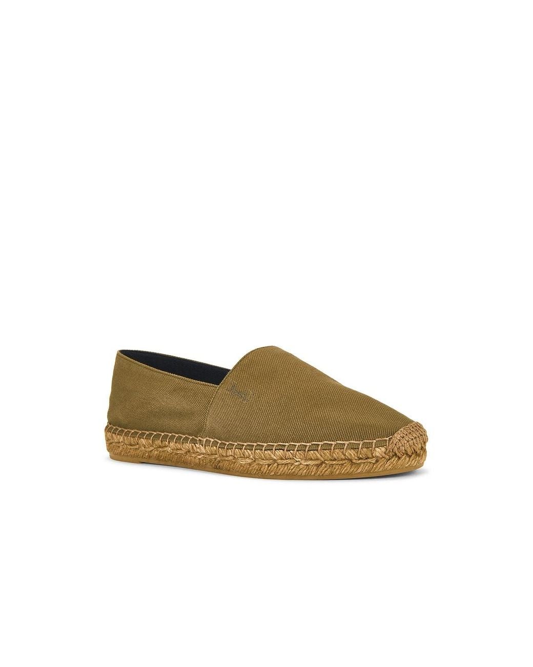 Saint Laurent Green Espadrille
