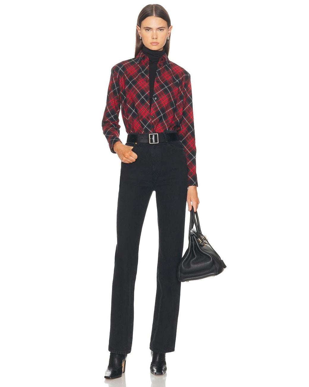 Burberry Heidi Top in Red | Lyst