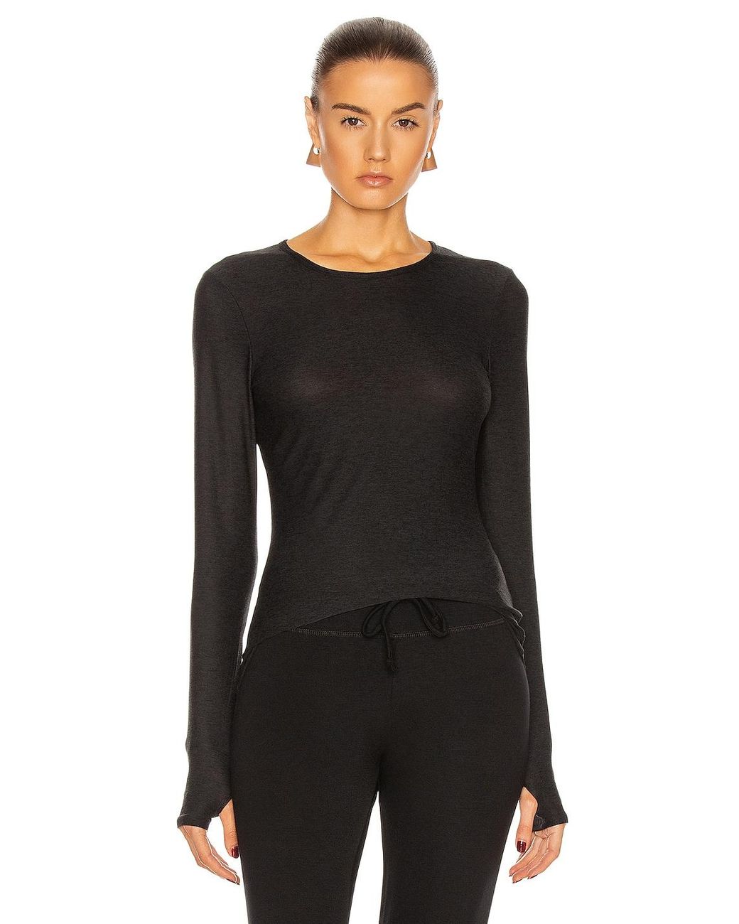 beyond yoga classic crew pullover