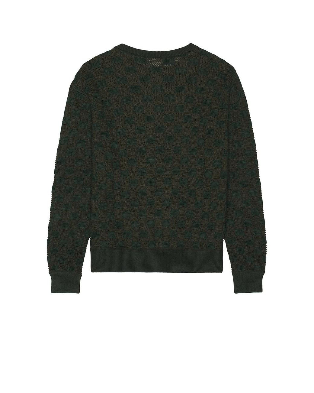Isa Boulder Green Rectangle Sweater for men