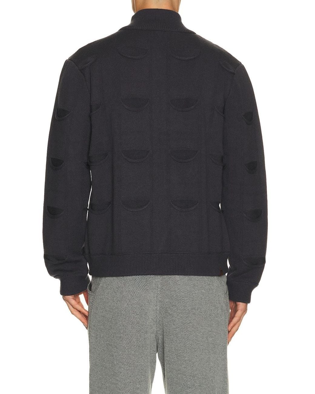 Isa Boulder Gray All Pockets Pullover for men