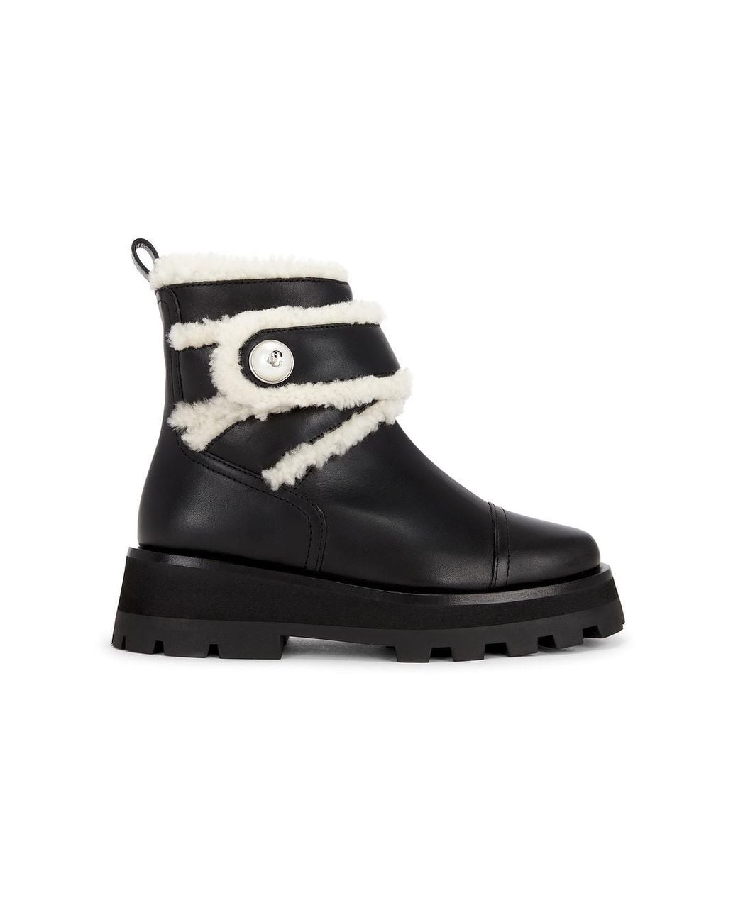 Jimmy Choo Black Meena Flat Boot