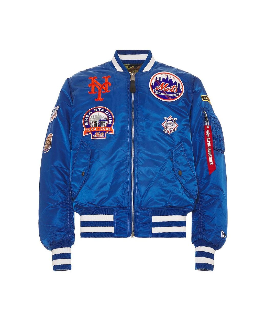 Alpha Industries Synthetic Mlb X New Era X Alpha Ma1m Neymet in Blue