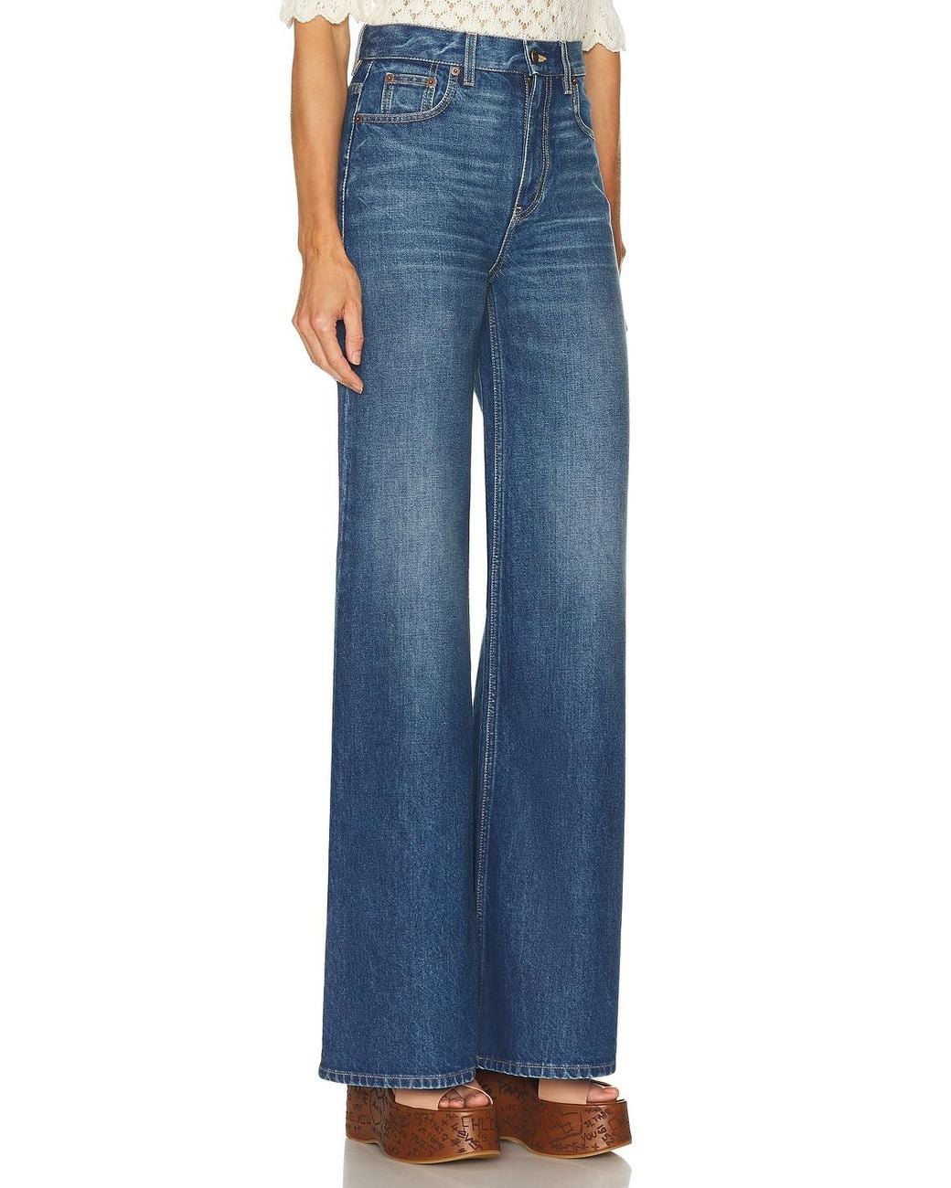 Chloé Blue Wide Leg
