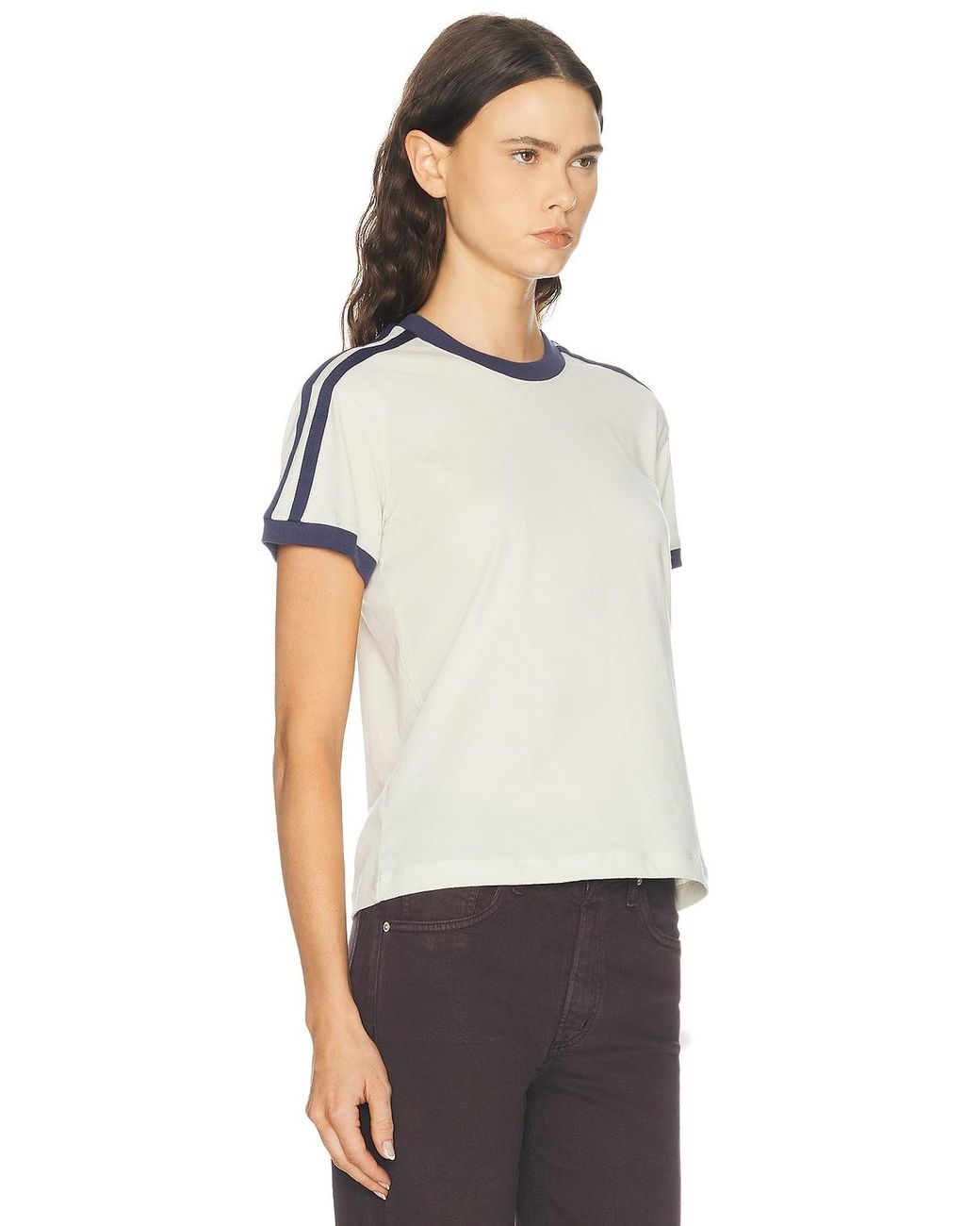 GRLFRND White Ringer Tee