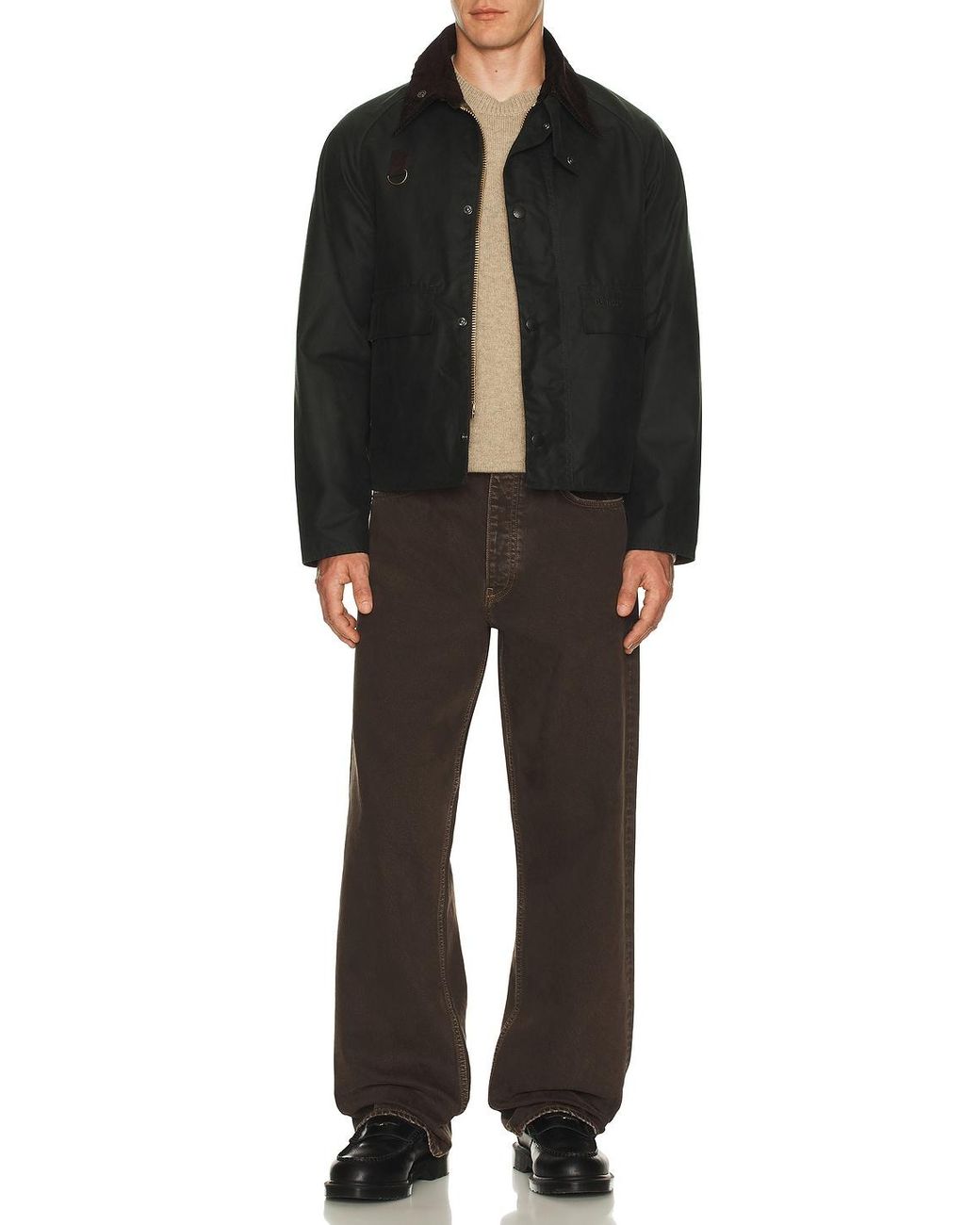 Barbour Black Spey Wax Jacket for men