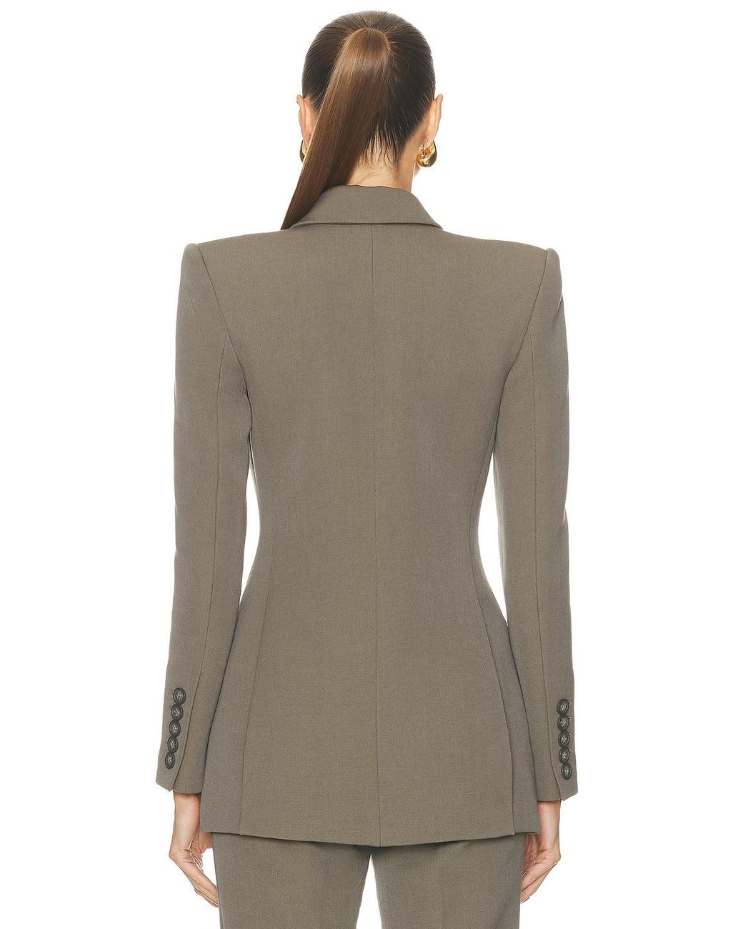 Alex Perry Multicolor Double Breasted Fitted Blazer