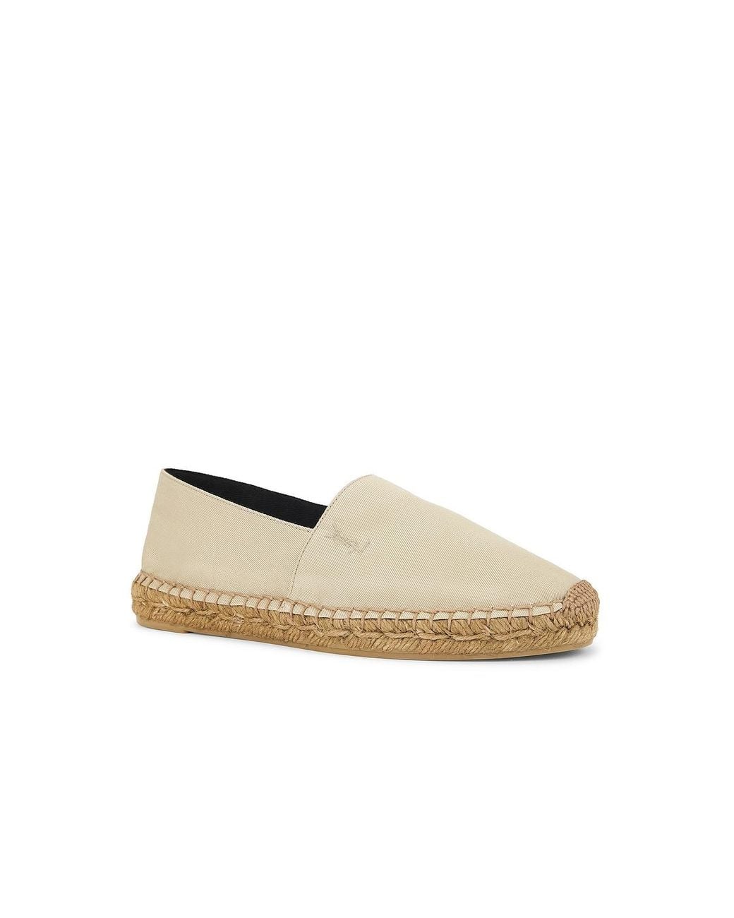 Saint Laurent White Espadrille