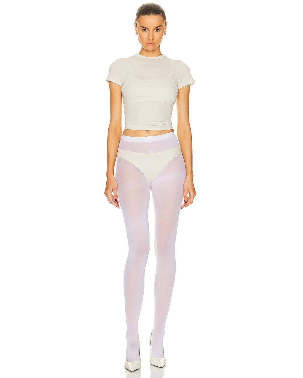 Helsa Orange Jersey Bralette