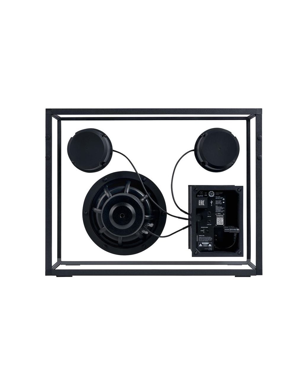 Transparent Black Speaker