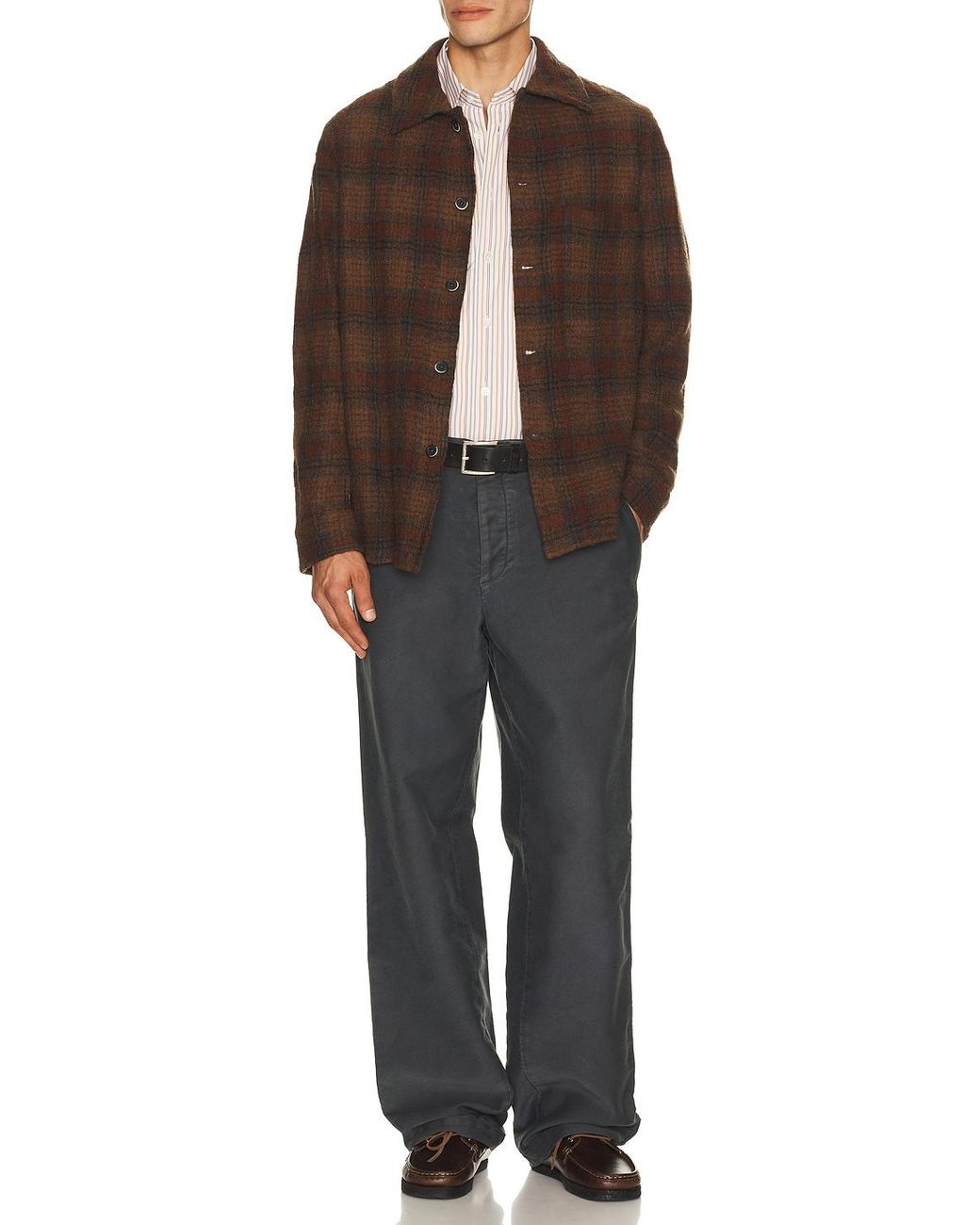 Barena Brown Overshirt for men