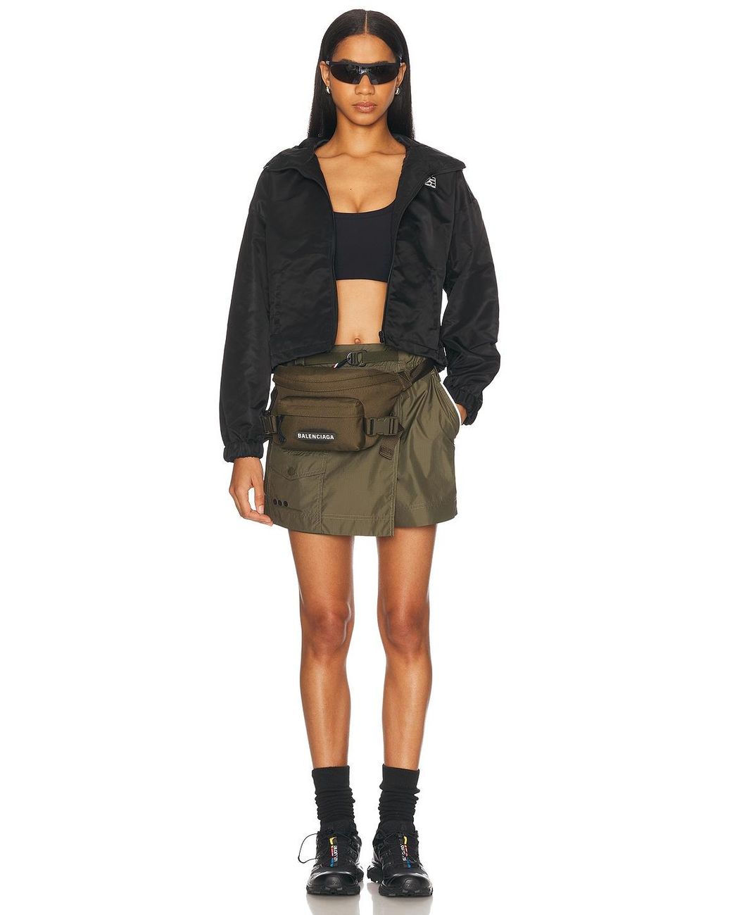 Moncler Green Mini Skort