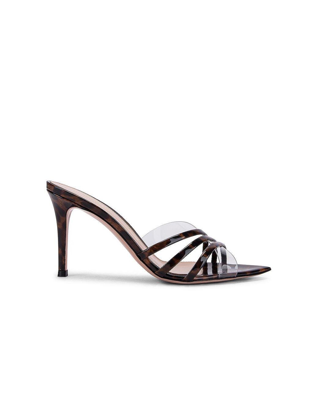 gianvito rossi leopard mules