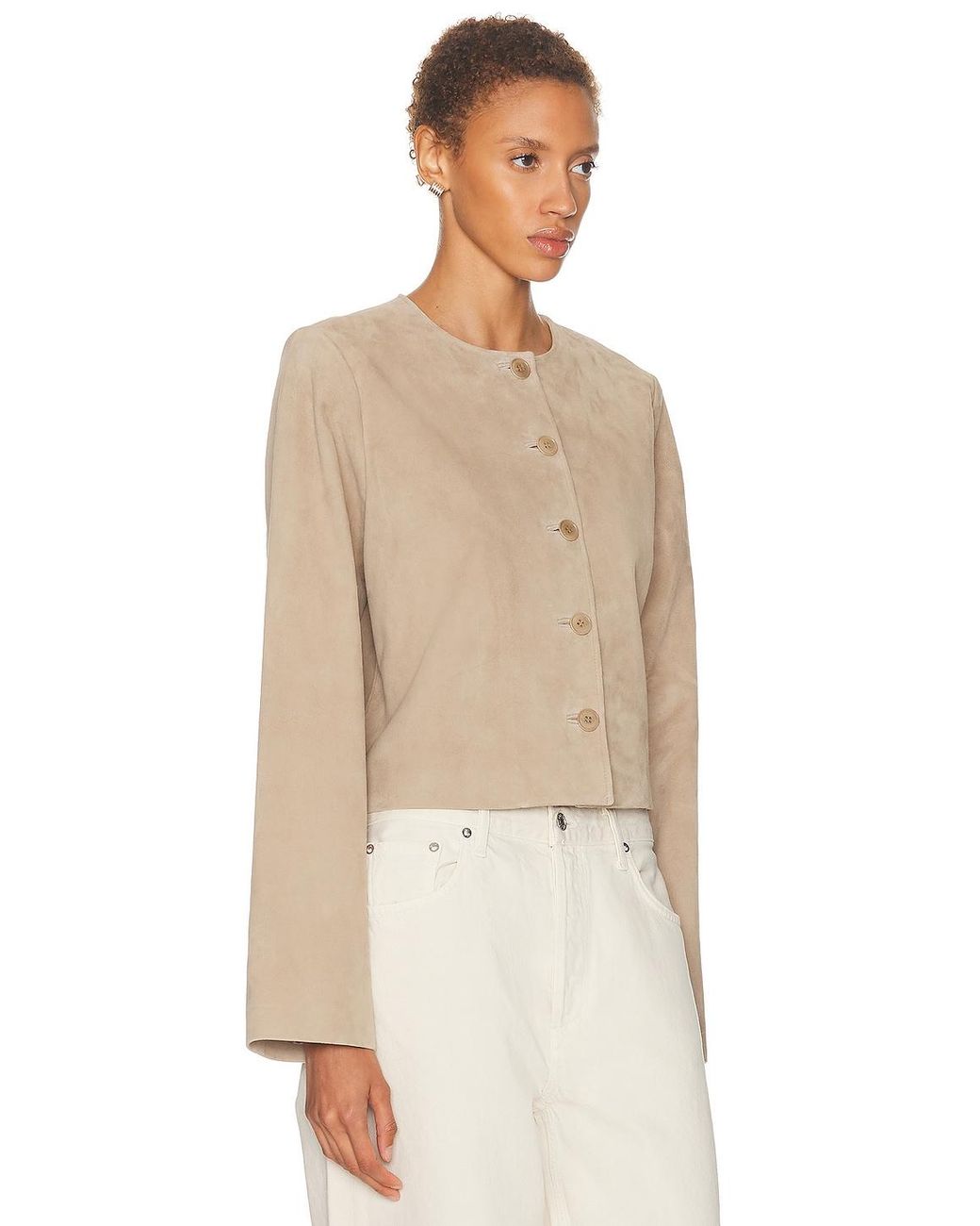 SRG Natural Jemma Suede Jacket