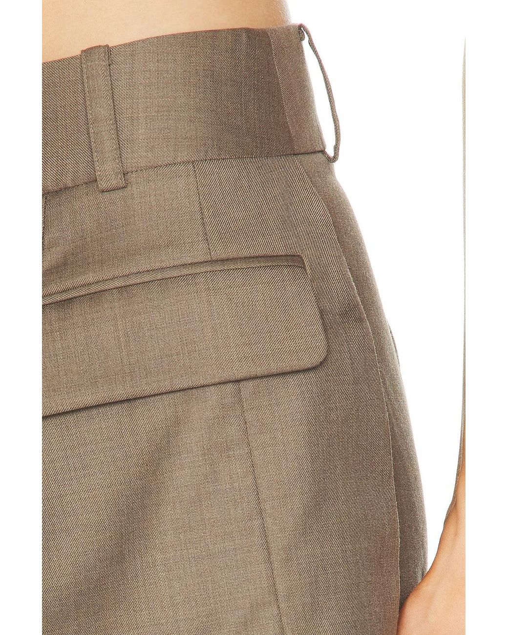 Monse Gray Jacket Hem Short