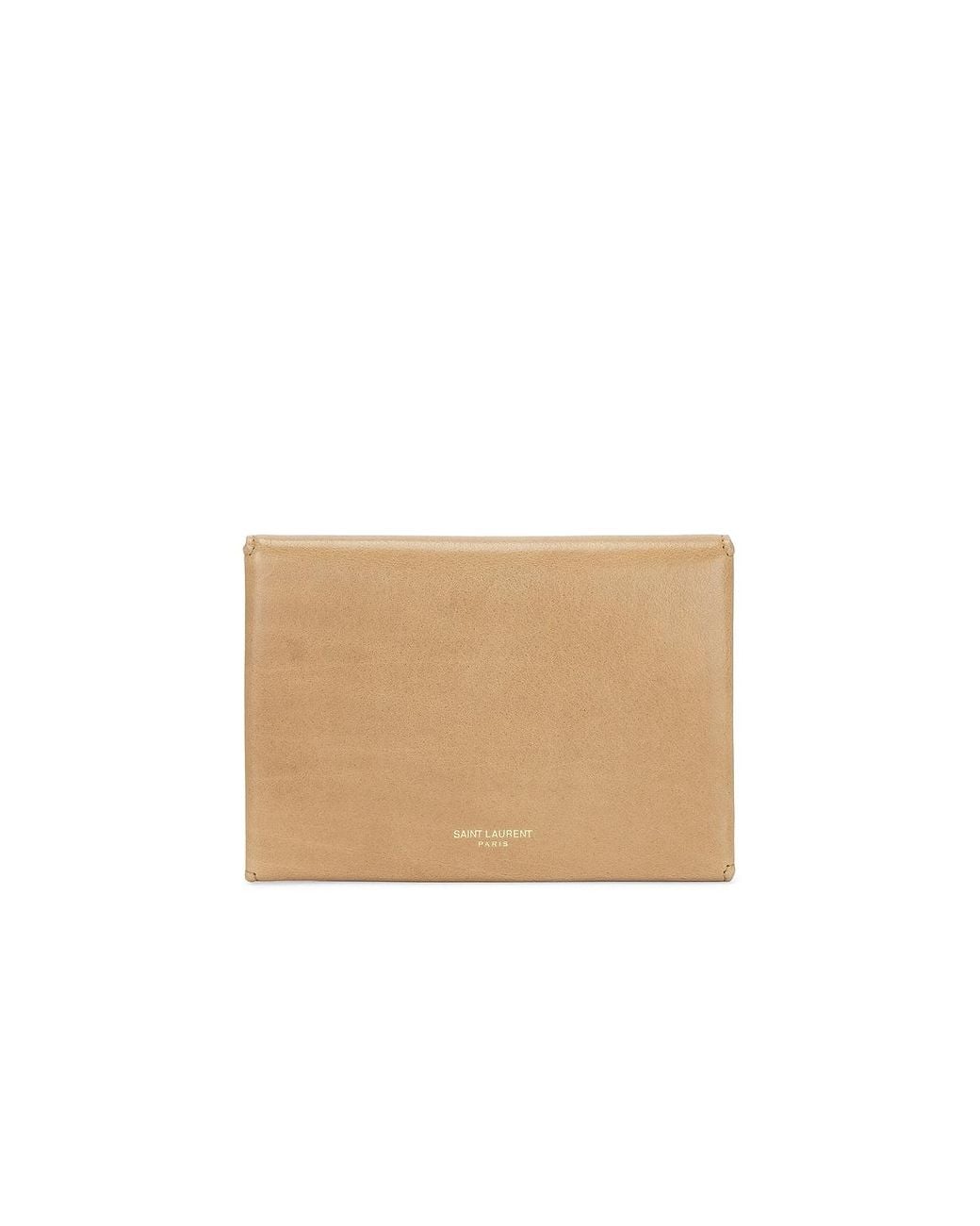 Saint Laurent Natural Passport Case