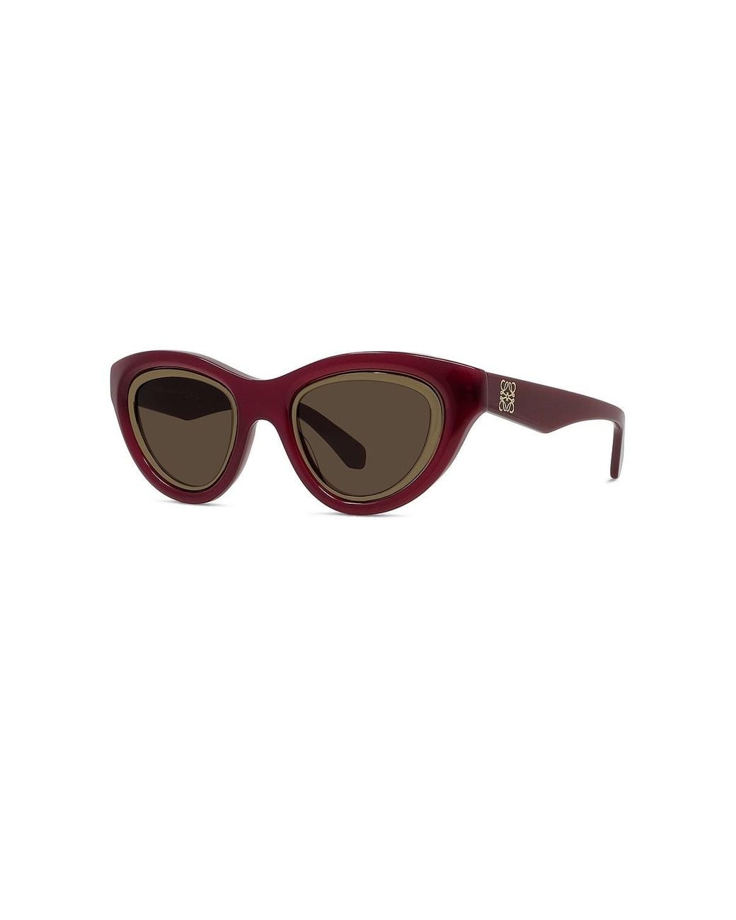 Loewe Brown Cat Eye Sunglasses
