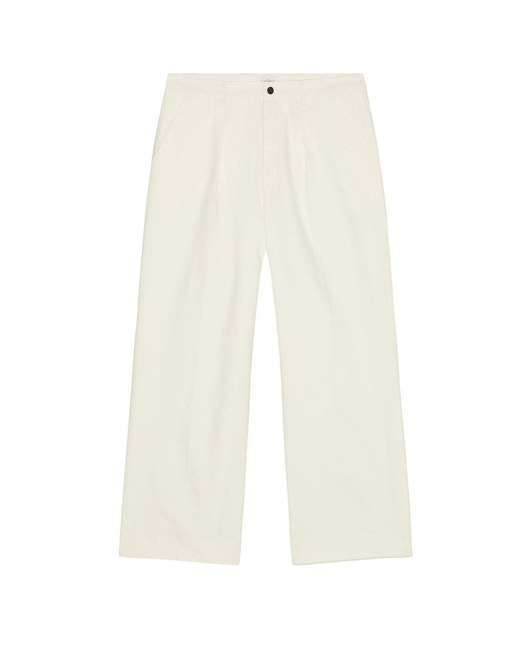 Second/Layer White Saico Trouser for men