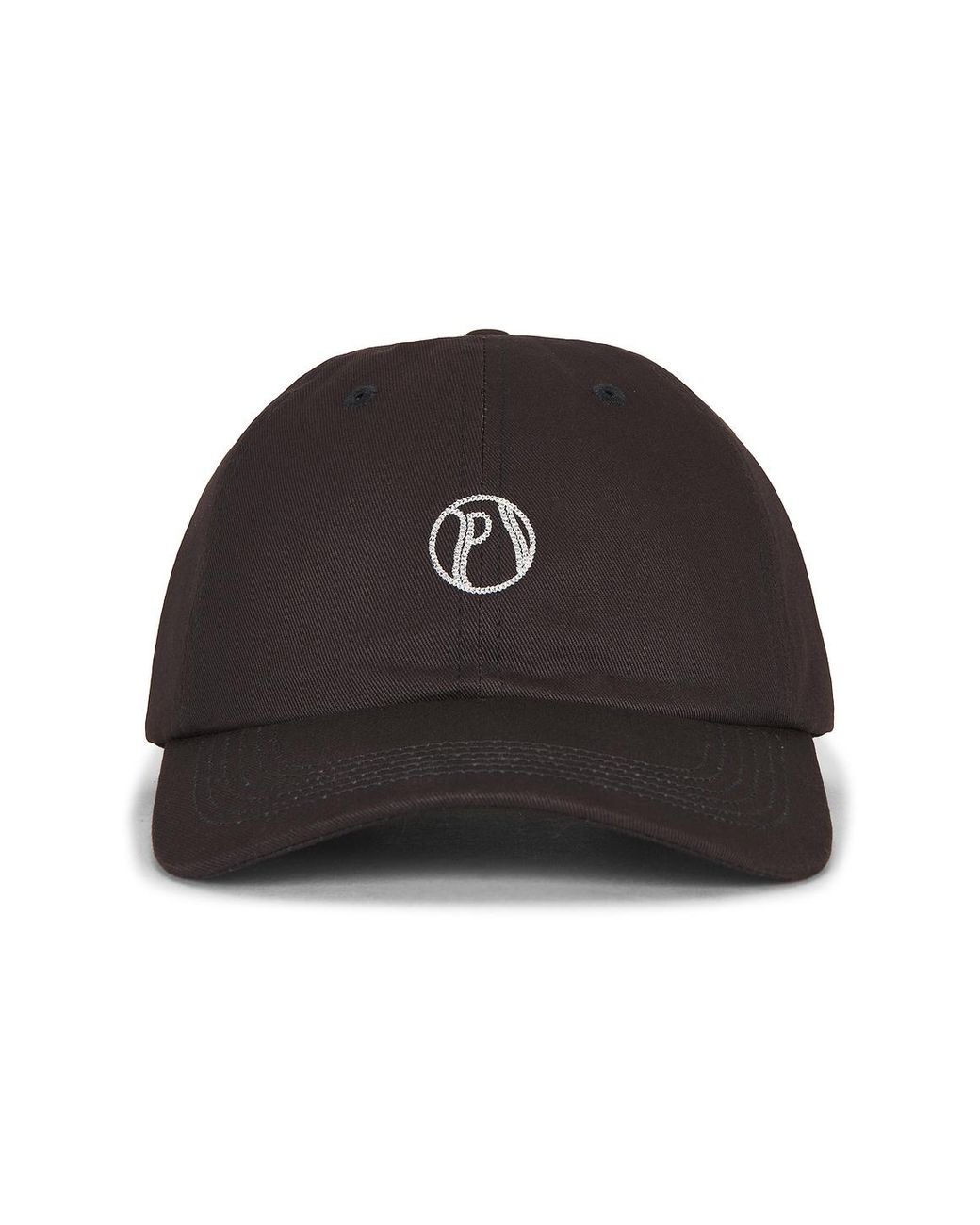 Palmes Black Ball 6-Panel Cap for men