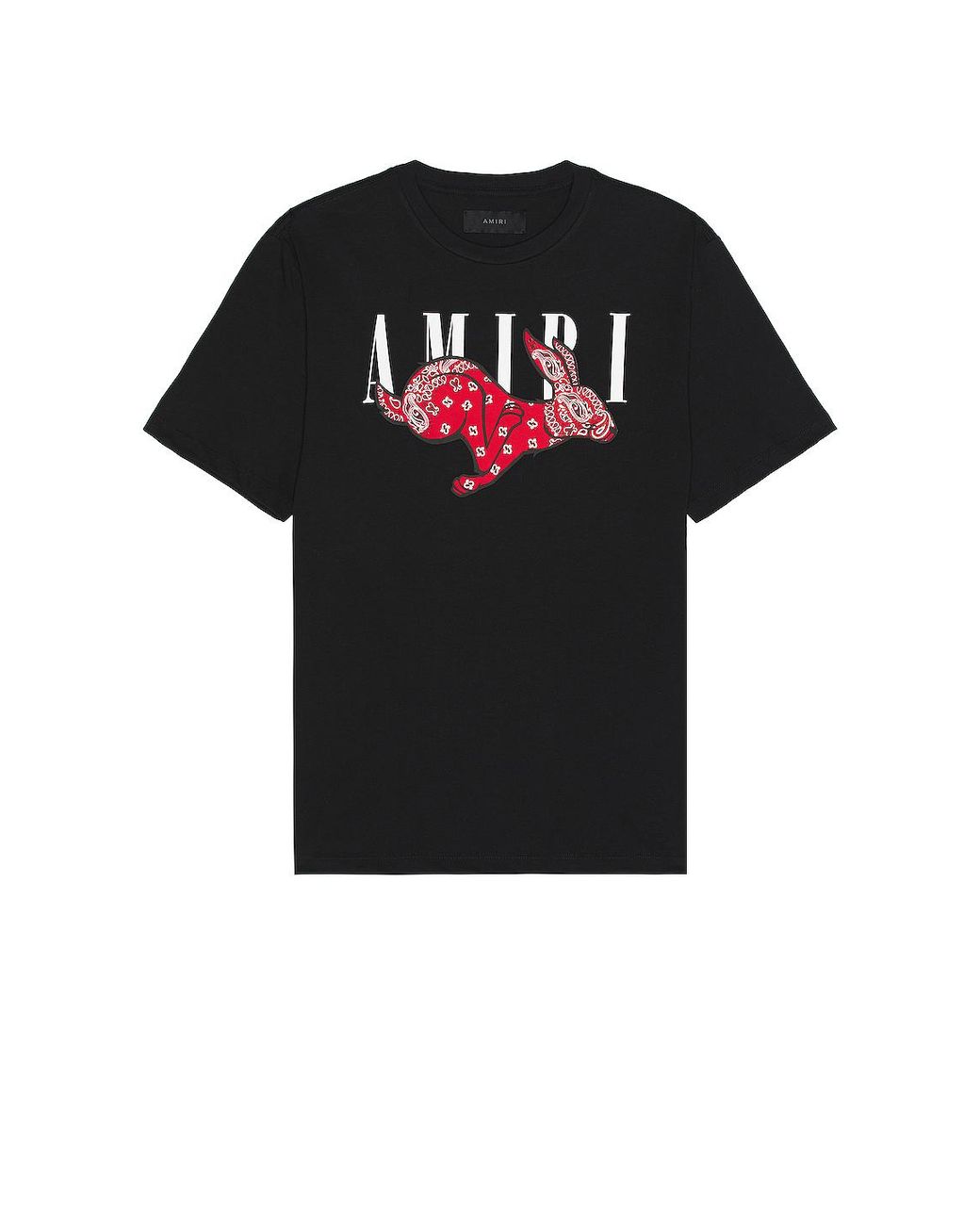 Amiri Cny Rabbit Logo Tee in Black for Men | Lyst