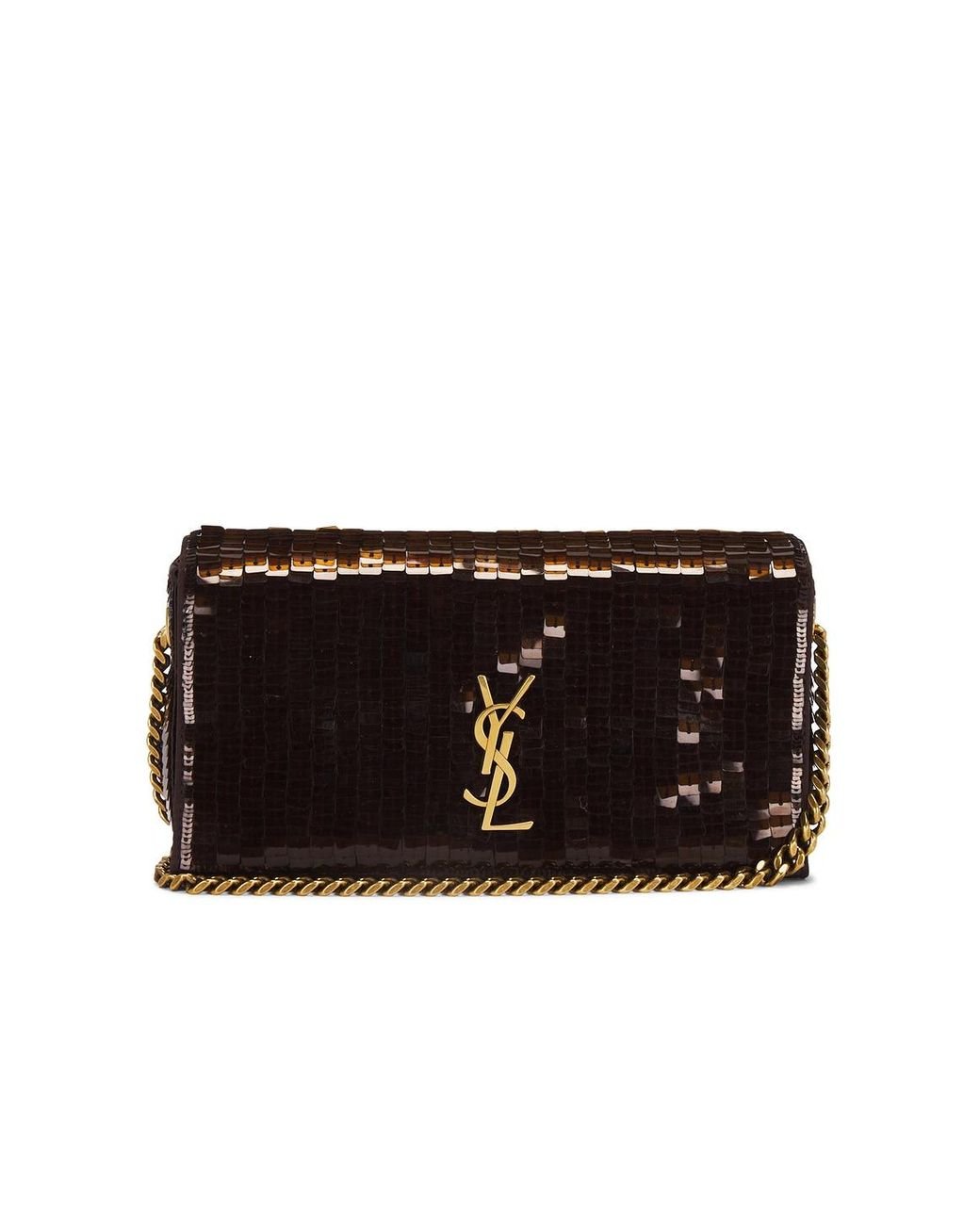 ショルダーバッグ・ポシェット SAINT LAURENT Kate 99 Chain Shoulder Bag 660618 1ELX1 1000 Kate 99 bag SAINT LAURENT 660618 1ELX11000 - Ancote