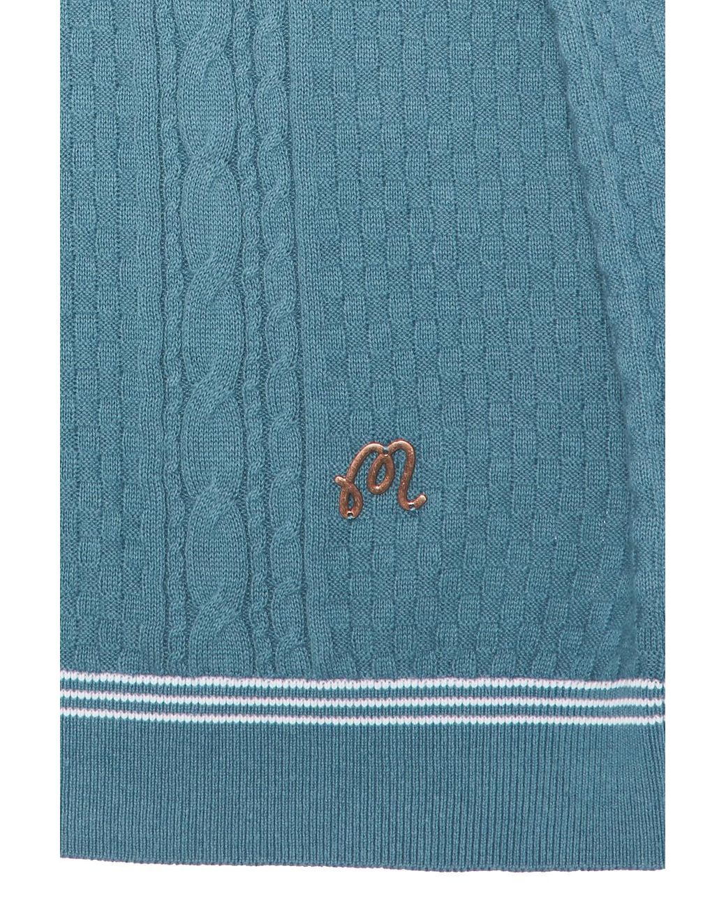 Malbon Blue Navarro Polo for men