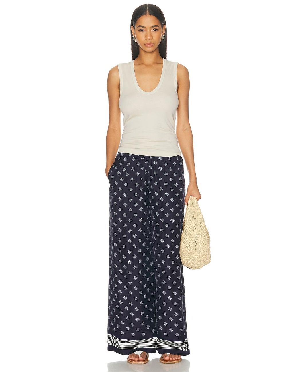 Bode Blue Foyer Diamon Pant