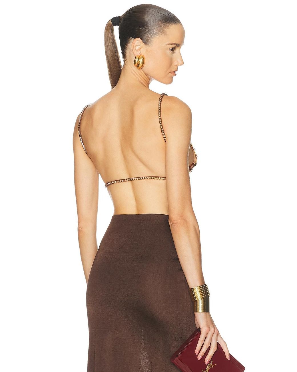MAY MASHIAH Brown Noa Top