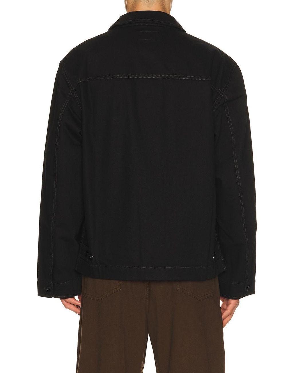 Lemaire Black Boxy Jacket for men