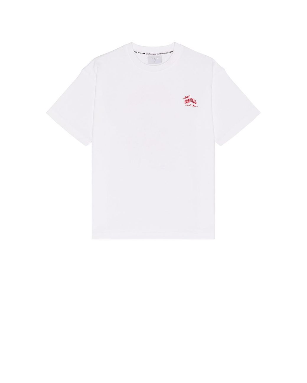 Percival White Dexter Oversized Tee for men