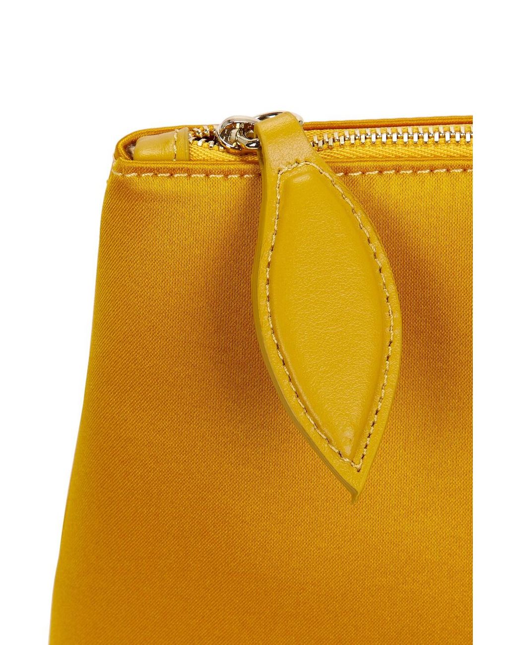 Liffner Yellow Zip Clutch