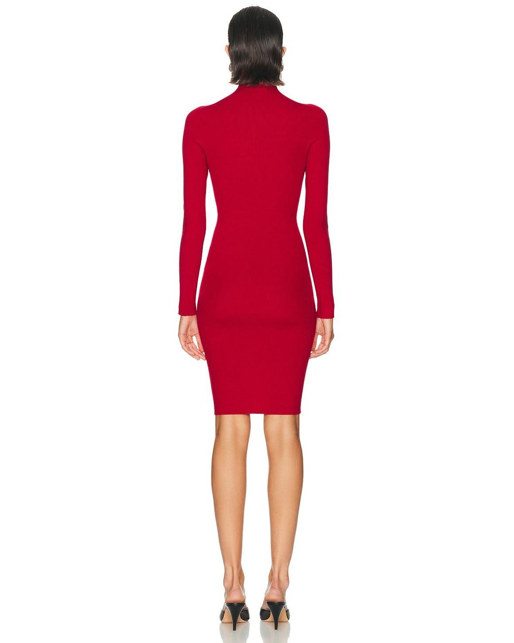 Coperni Red Seamless Dress