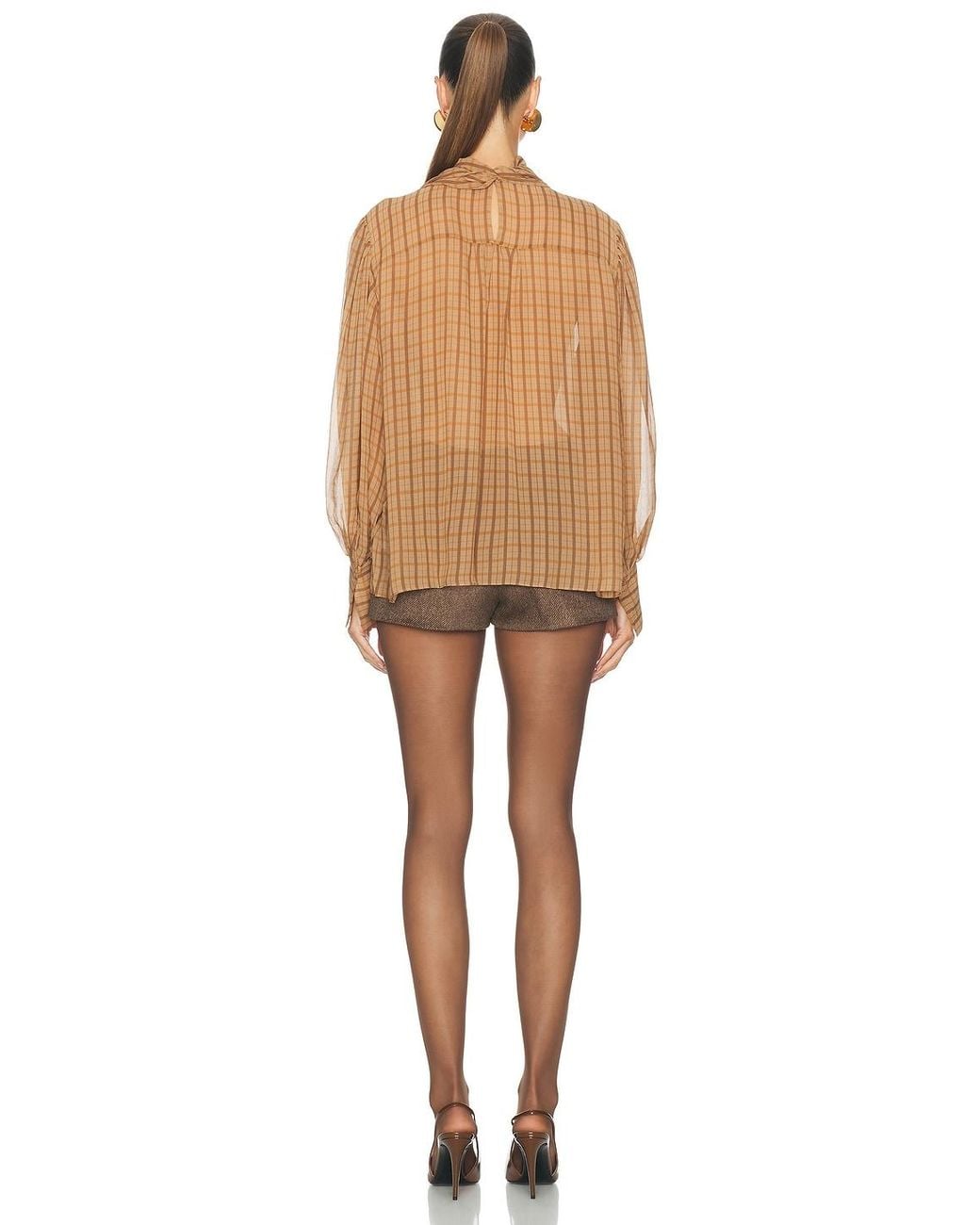FRAME Multicolor The Lantern Blouse
