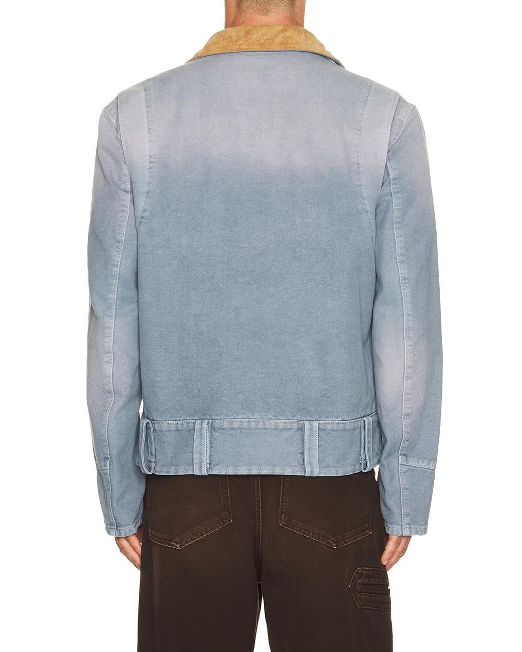 Marni Blue Zip Bomber Jacket for men