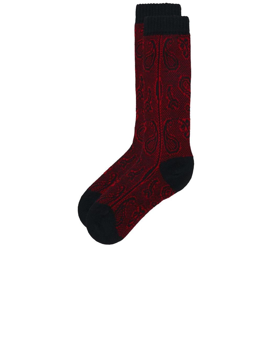 Dries Van Noten Purple Crew Socks