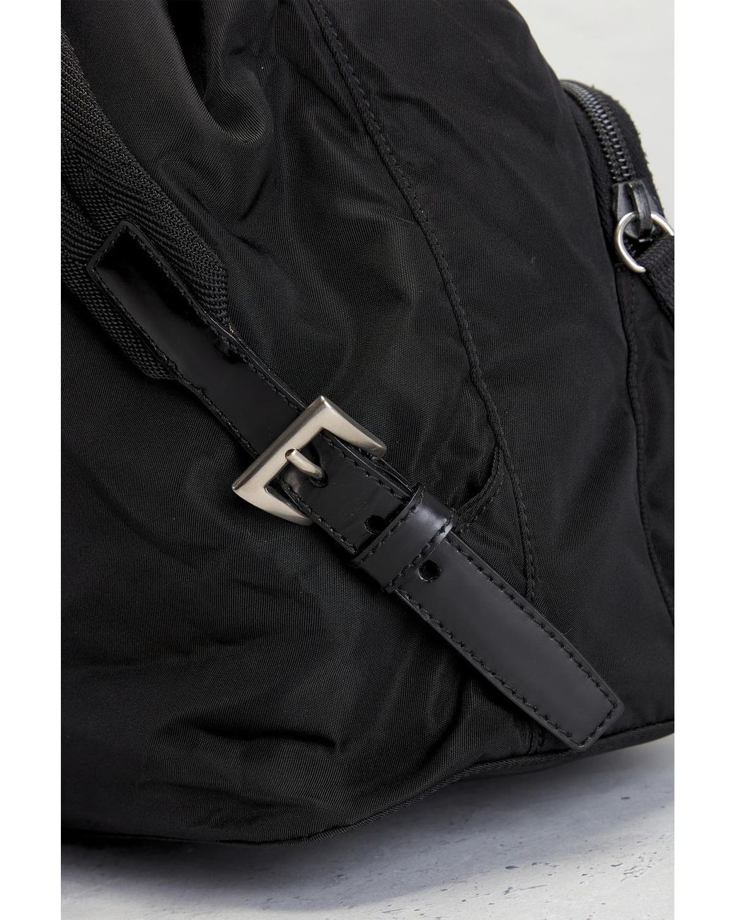 Prada Black Tessuto Backpack