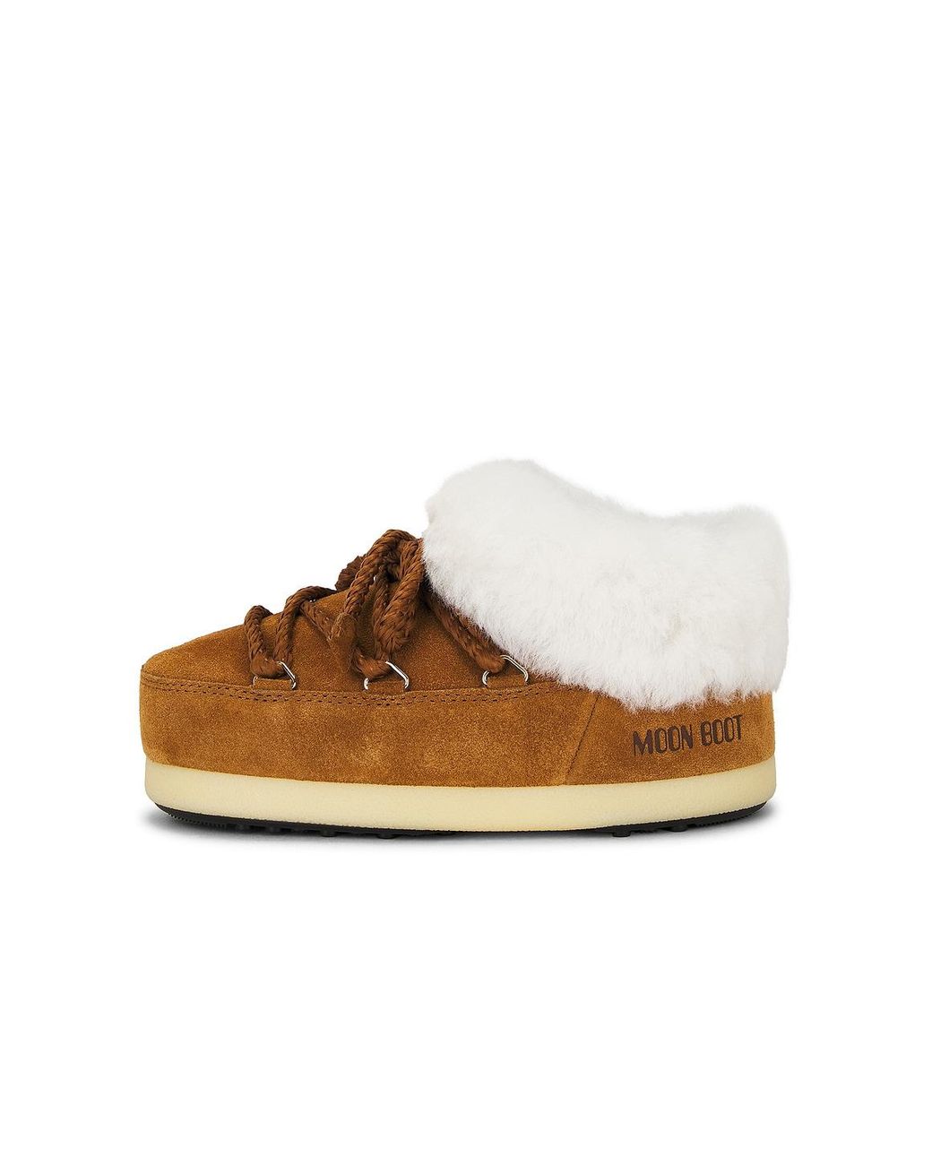 Moon Boot Brown Evx Mule Suede Boot