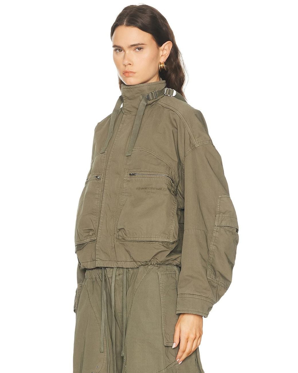 Alexander Wang Green Cargo Jacket