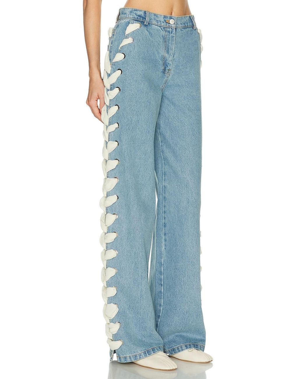 AKNVAS Blue Lyd Laced Trouser