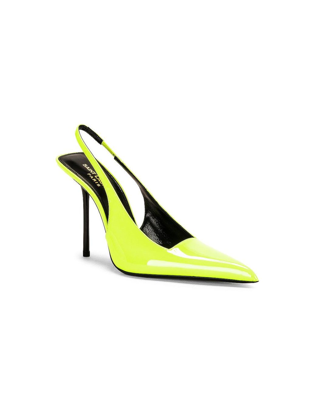Saint Laurent Yellow Paloma Slingback Pump