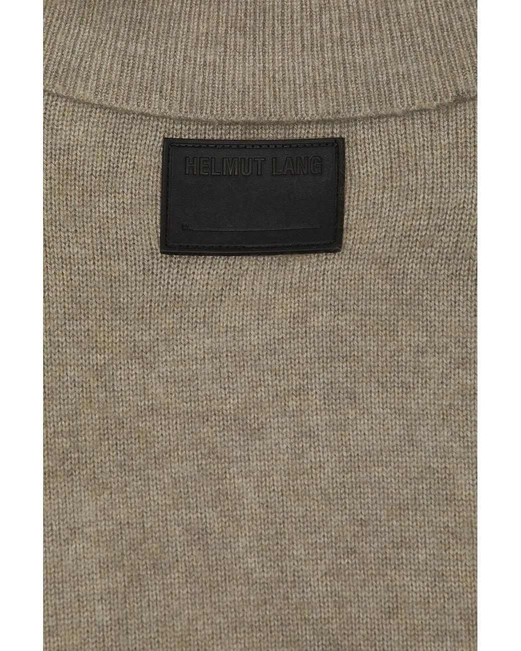 Helmut Lang Natural Brushed Polo for men