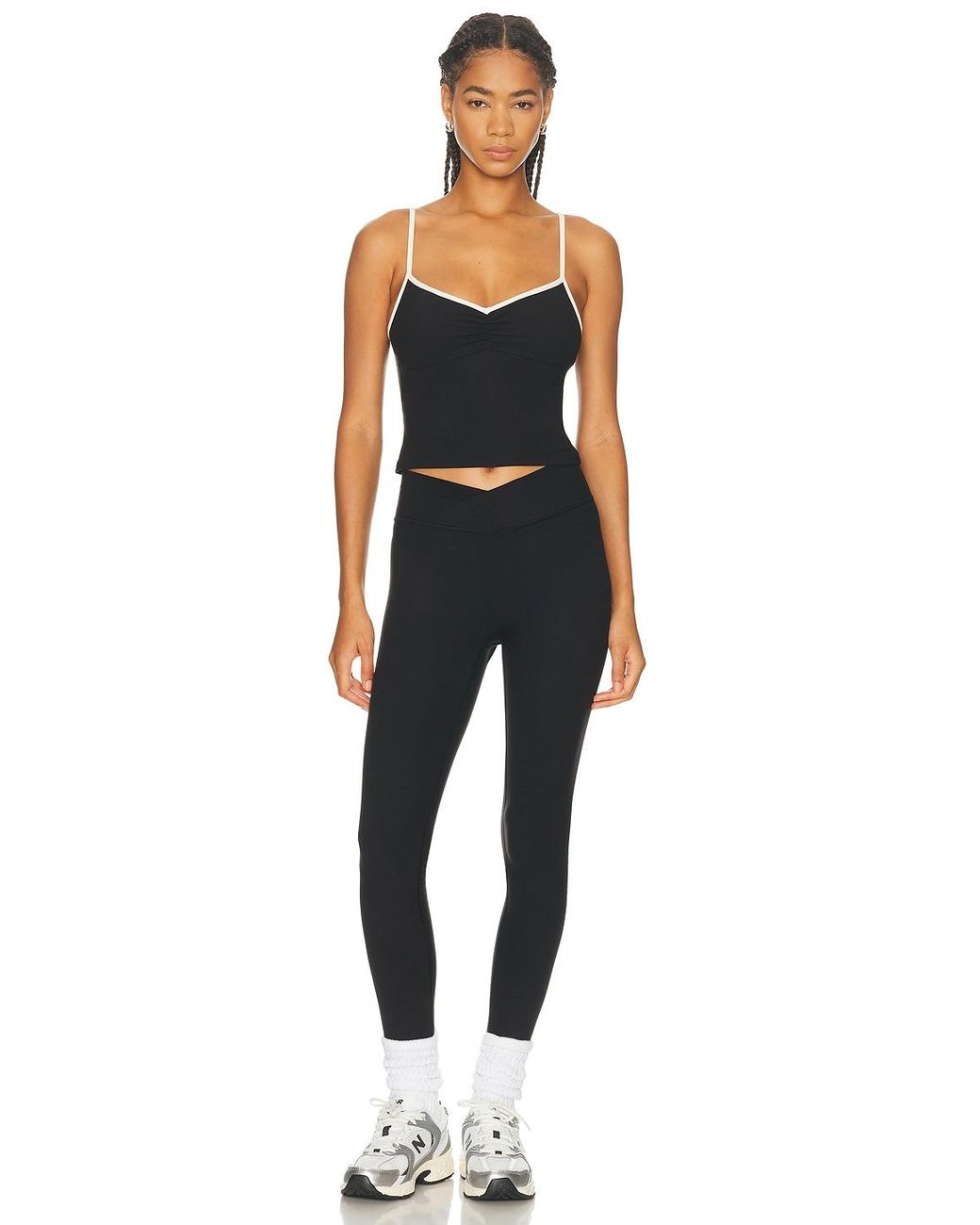 437 Blue The V legging