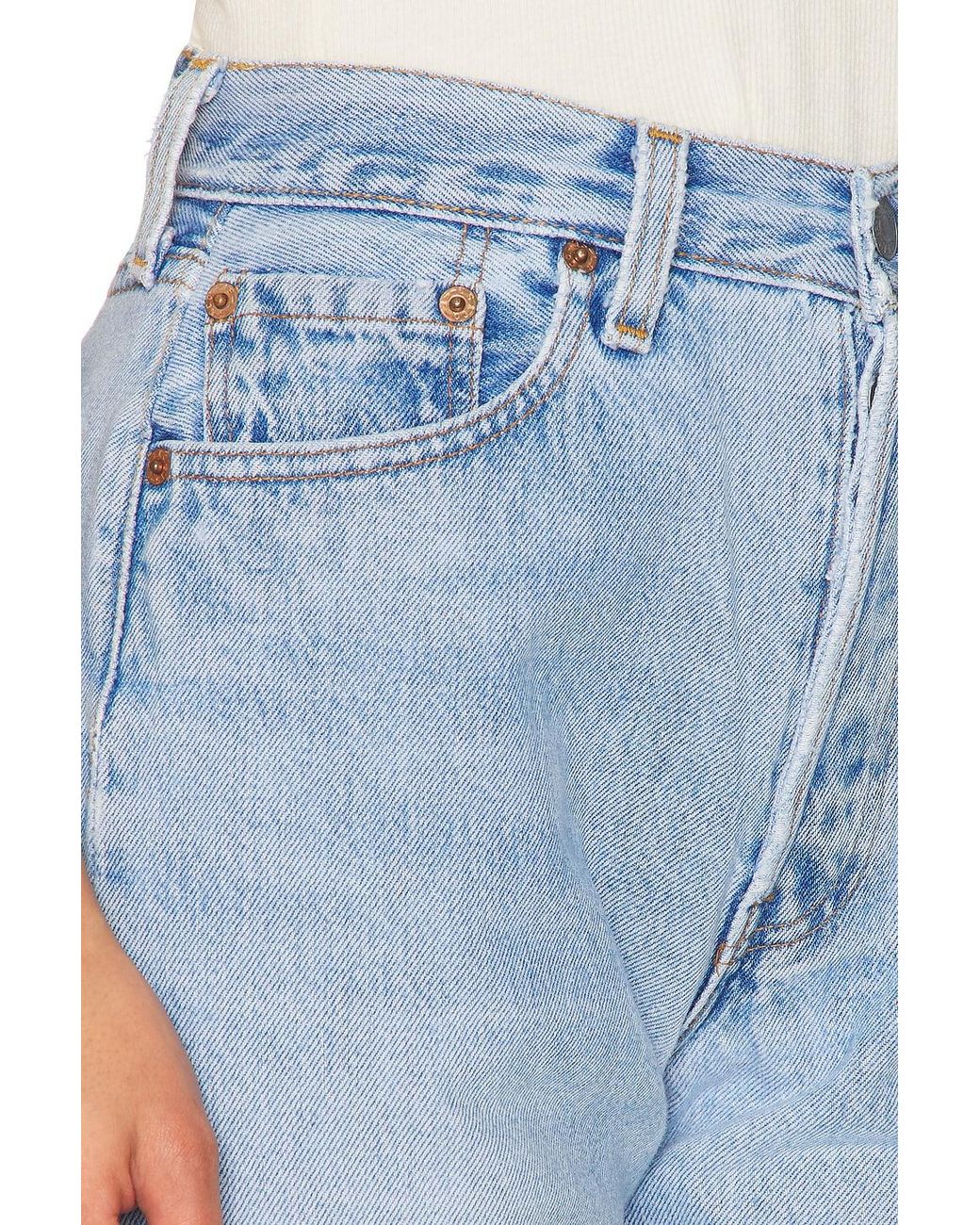 aligrace Blue Vintage Relaxed Undone Jeans