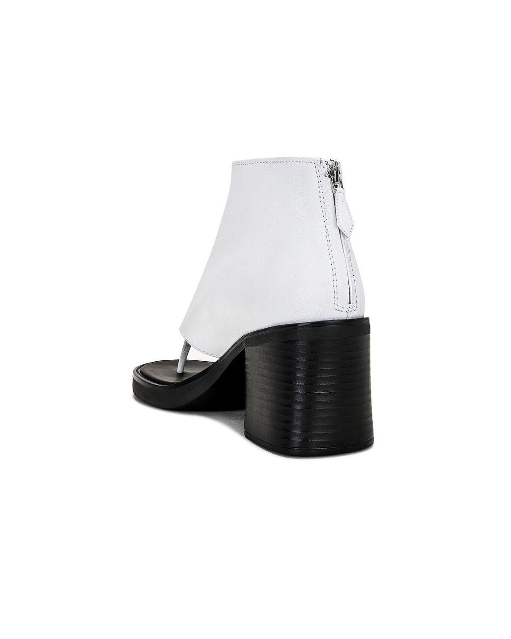 Miu Miu White Open Toe Ankle Boot