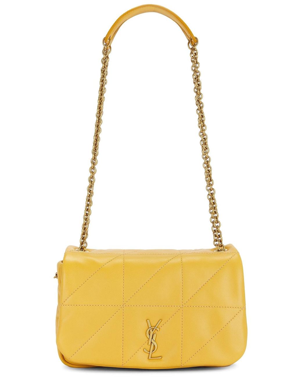 Saint Laurent Mini Jamie 4.3 Chain Bag in Yellow | Lyst