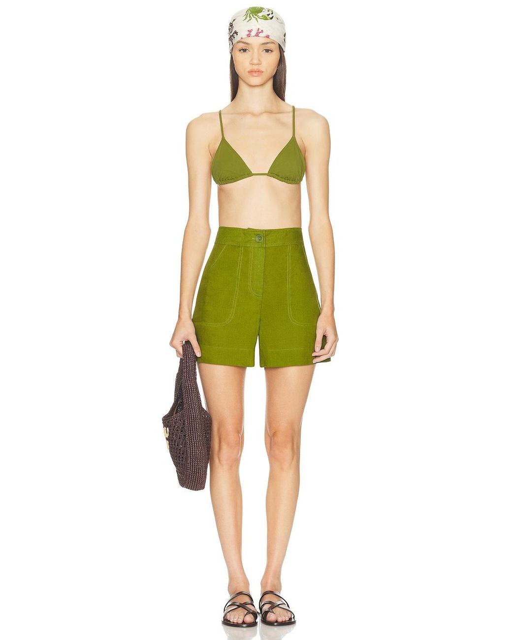 Eres Green Correct Short