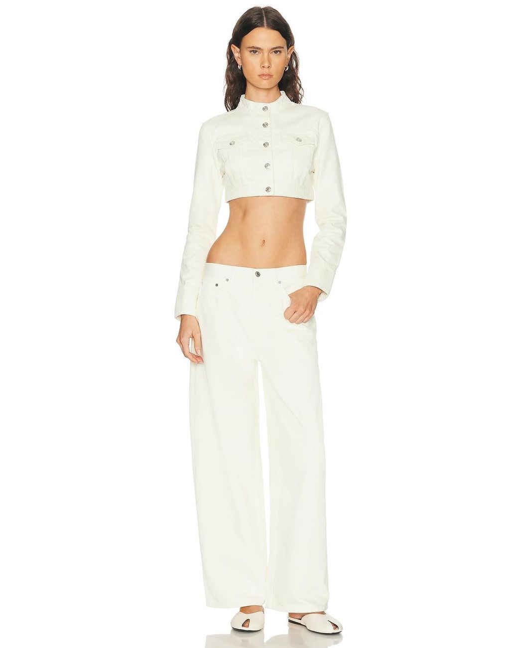 EB DENIM White Hannah Jacket